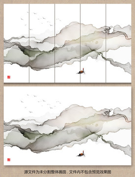 水墨意境裝飾畫