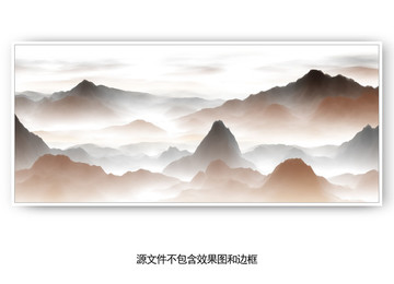 山水抽象畫