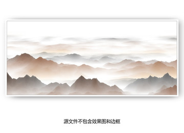 山水抽象畫
