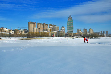 冰雪太子河畔