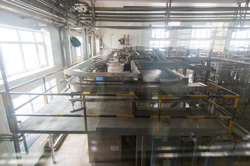 青岛啤酒博物馆啤酒包装生产线