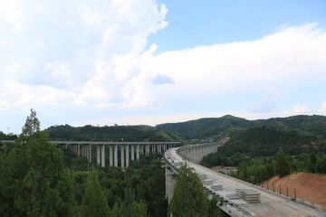 蒙华铁路建设