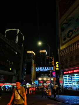 深圳华强北夜景