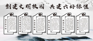 創建文明六好校園