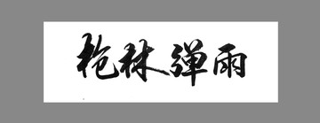 槍林彈雨