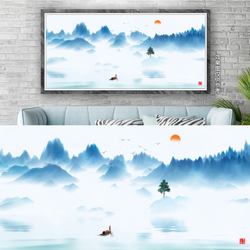 中國風(fēng)山水畫