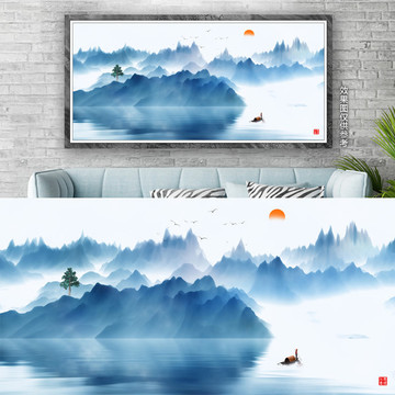 中國風(fēng)山水畫