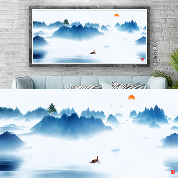 中國風(fēng)山水畫