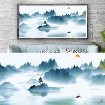 水墨裝飾畫