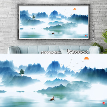禪意水墨畫