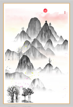 墨韻水墨畫(huà)