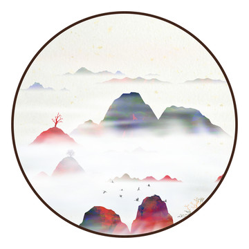 墨韻水墨畫(huà)