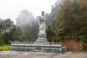 武夷山天心永乐禅寺观音菩萨雕像