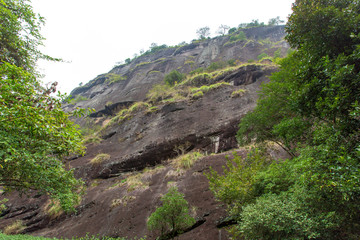 福建武夷山风景区大红袍景区山峰