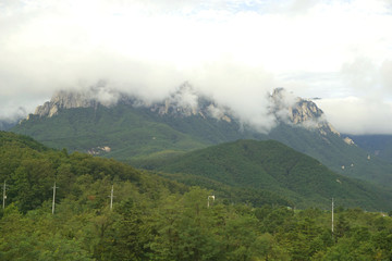 韩国雪岳山远景