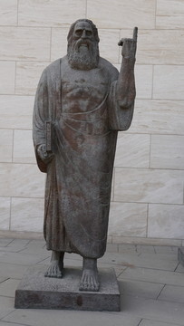 伽利略雕像石雕