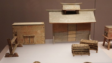 古代微缩建筑家具模型