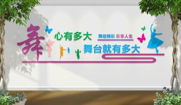舞蹈文化墻