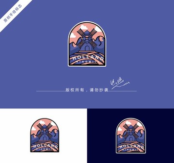 荷兰风车logo