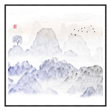 寫意山水畫