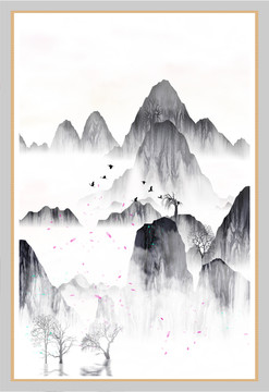 寫意山水畫