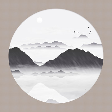 水墨山水