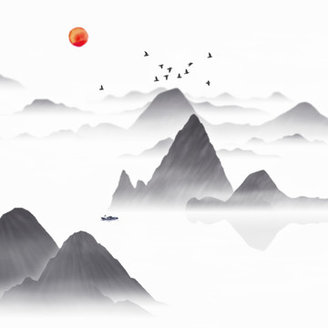 禪意山水畫(huà)