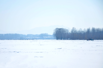 官厅水库雪景