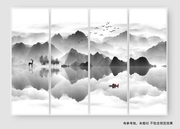 山水裝飾畫
