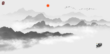 新中式裝飾畫