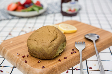 红豆燕麦面包欧包