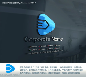 視頻按鈕金融圖形標志