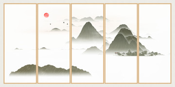 寫意山水畫