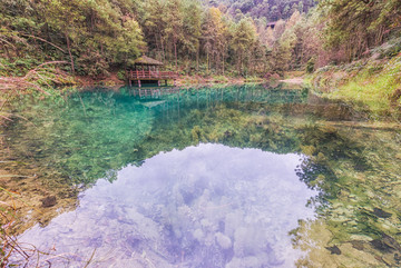 重庆九凤山九凤瑶池风光