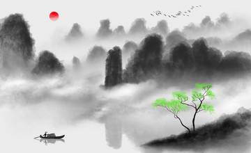 水墨山水