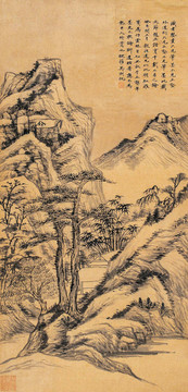 吳湖帆山水