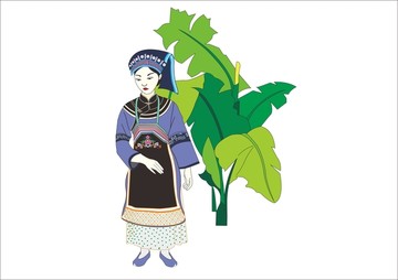 少數(shù)民族裝飾畫