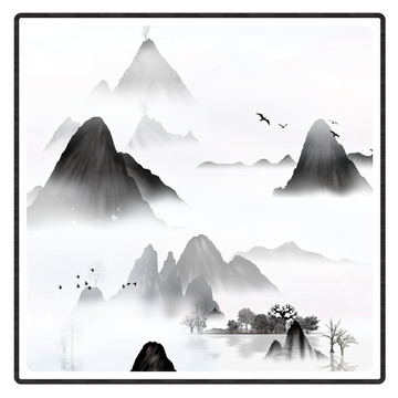 現(xiàn)代水墨掛畫