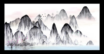 家居水墨畫