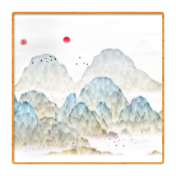家居水墨畫