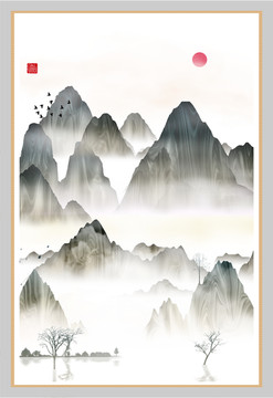 墨韻水墨畫