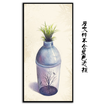 創(chuàng)意陶罐手繪圖案