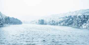 庐山雪景