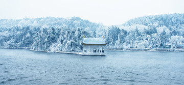 庐山雪景