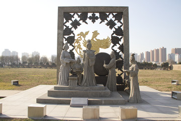 日月之宫雕塑