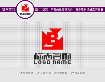 BY字母YB标志