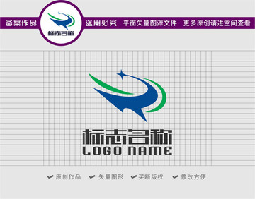 R字母T標(biāo)志科技logo