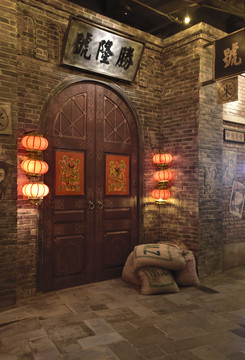 老上海街铺