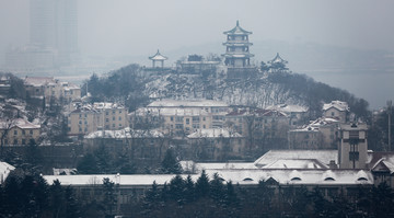 青岛老照片小鱼山