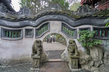中式园林门洞